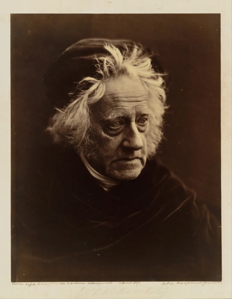 Portrait of Sir John Herschel by Julia Margaret Cameron, 1867.